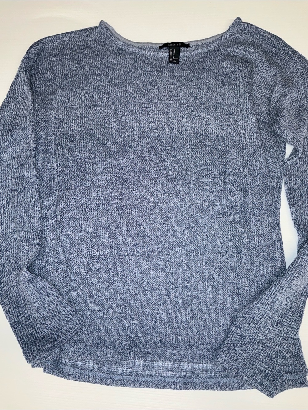 Forever 21 Crewneck Sweater in Light Blue
